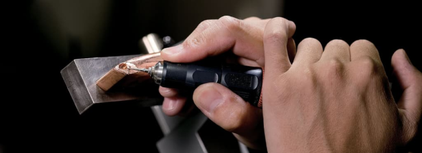 Precision carving an electrode