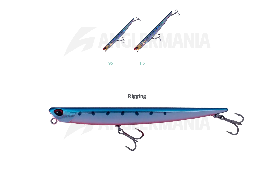 Leurre Duo Bay Ruf Manic 95 Slow Sinking - Pêche Mer Bar, Neuf
